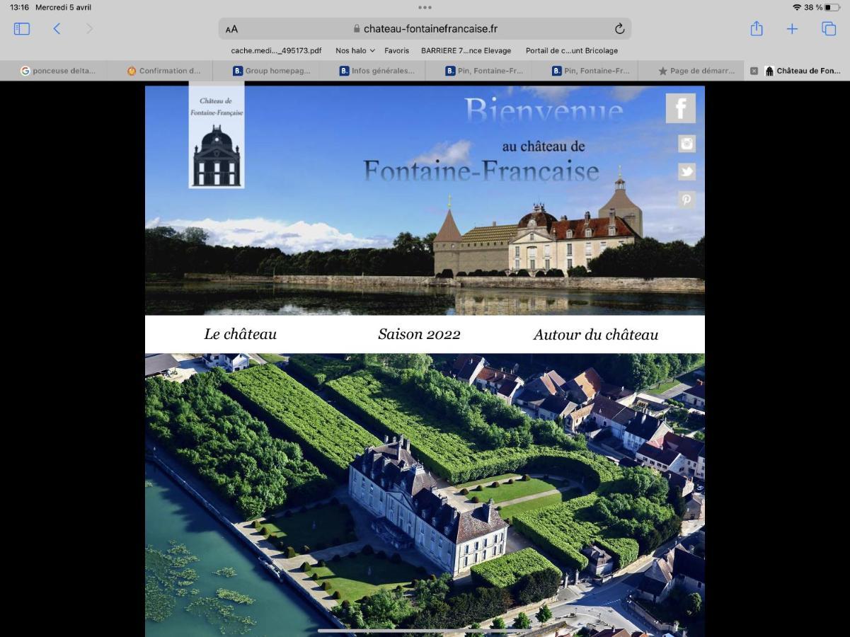 Willa Rue De La Tour Du Pin Fontaine-Française Zewnętrze zdjęcie